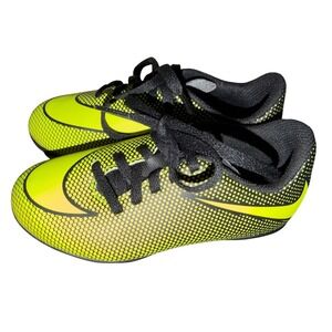 Nike JR Bravata III FG Kids Yellow Black Soccer Cleats  Sz 12C